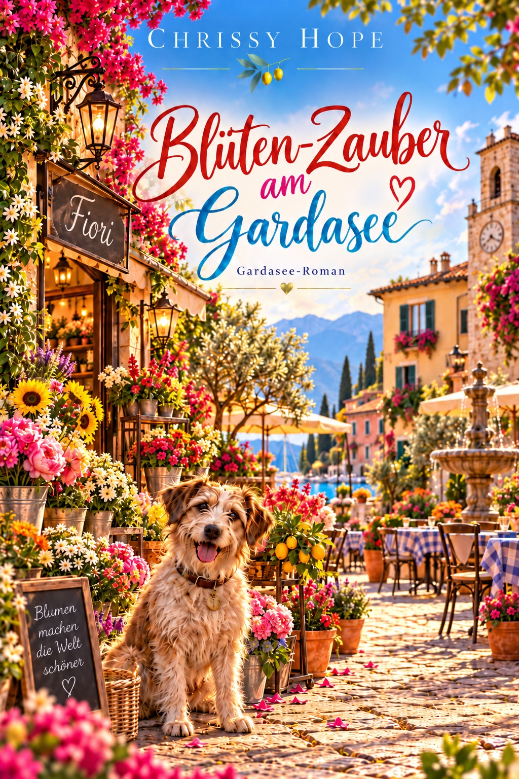 Buchcover: Blüten-Zauber am Gardasee von Chrissy Hope