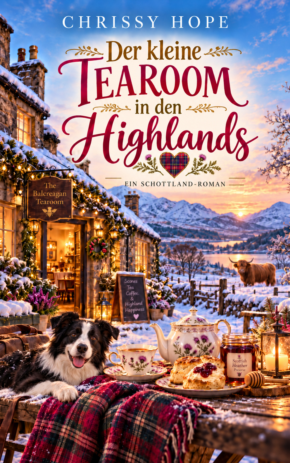 Buchcover: Der kleine Tearoom in den Highlands von Chrissy Hope