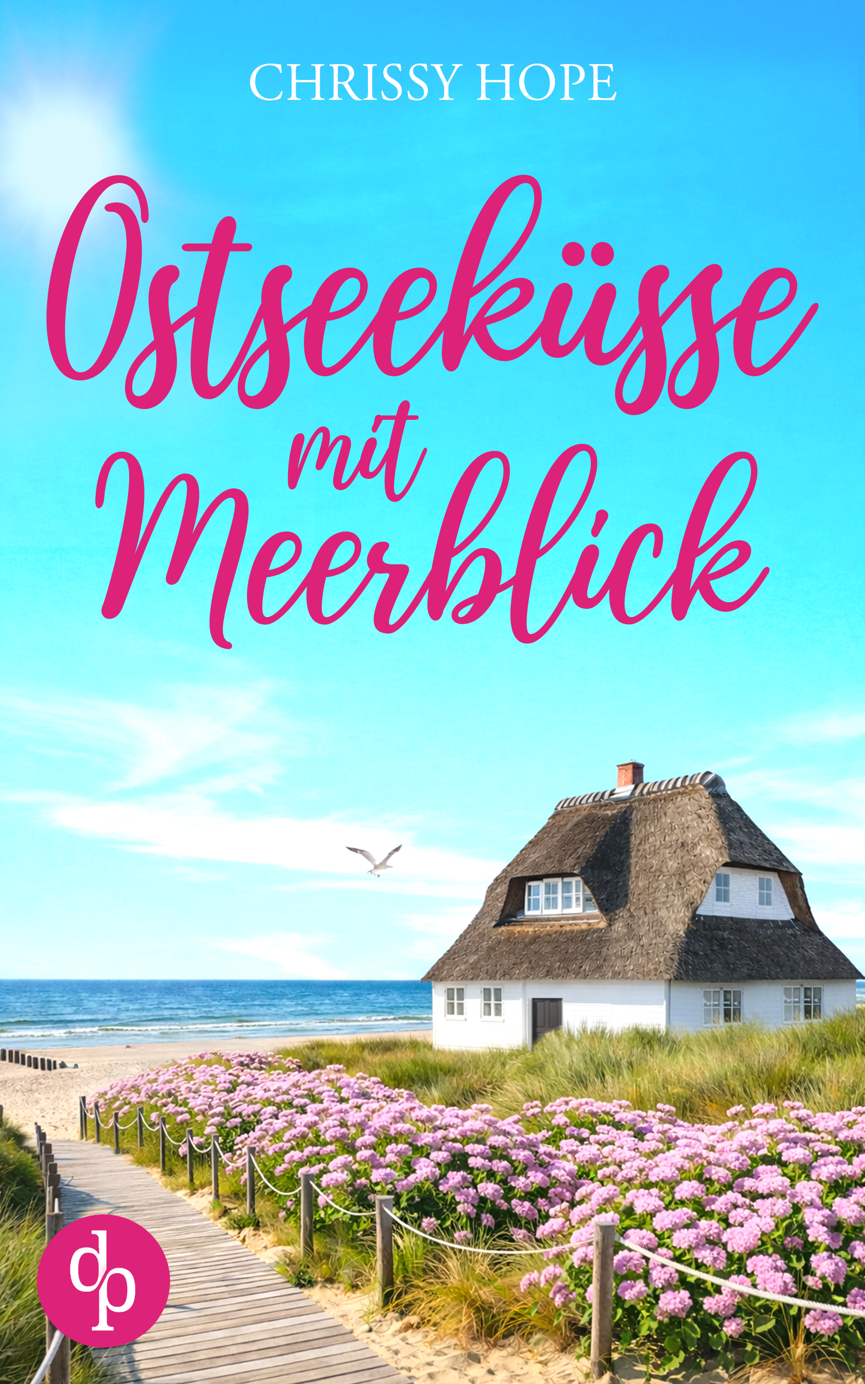 Buchcover: Ostseeküsse mit Meerblick